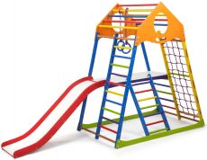 Дитячий спортивний комплекс SportBaby KindWood Color Plus 2